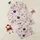 Cat Lovers' Whimsical Hand-Drawn Cartoon Cat Faces in Dark Blue, Grey, Peach Pink & White on Soft Pink, with Paw Prints, Hearts, & Yarn Balls Pattern Satin Pajamas Set - 1