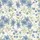 Women's Dusty Blue Bell Lily & Sage Green Foliage Vintage Botanical Pattern on Cream Off-White Satin Pajamas Set - 2
