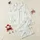 Women's Creamy Off-White Pastel Blue Wavy Cloud Stripe with Gentle Teddy Bear Hot Air Balloon Pattern Satin Pajamas Set - 1