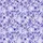 Women's Delicate Lavender Violet Indigo Floral Blossom Butterfly Pattern Satin Pajamas Set - 2