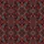 Women's Elegant Feminine Deep Black Crimson Red Ornate Scrolling Floral Geometric Lace Motif Satin Pajamas Set - 2