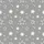 Women's Heather Grey Melange Off-White Scattered Stars Minimalist Graphic Satin Pajamas Set - 2