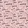 Women's Soft Pastel Pink Hand-Drawn Script Phrases & Minimalist Hearts Coffee Stars Pattern Satin Pajamas Set - 2