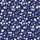 Women's Deep Navy Off-White Cherry Blossom Cluster Abstract Floral Branch Pattern Satin Pajamas Set - 2