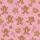 Women's Bubblegum Pink Festive Gingerbread Cookie Candy Cane Star Heart Pattern Satin Pajamas Set - 2