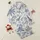 Safari Lover's Indigo Toile Safari: Lounging Leopards, Giraffes & Monkey Palm Jungle Satin Pajamas Set - 1