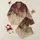 Women's Painterly Grunge City Skyline Abstract Distressed Red-Brown Beige Ombre Satin Pajamas Set - 1