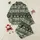 Women's Light Sage Green Black Ornamental Banded Geometric Greek Key Stylized Elephant Pattern Satin Pajamas Set - 1