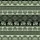 Women's Light Sage Green Black Ornamental Banded Geometric Greek Key Stylized Elephant Pattern Satin Pajamas Set - 2