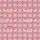 Women's Muted Rose Pink White Nordic Folk Art Reindeer Snowflake Geometric 'SLEEP' Pattern Satin Pajamas Set - 2