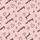Women's Pastel Rose Pink "Good Morning" Script & Outline Hearts Pattern Satin Pajamas Set - 2