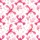 Women's Whimsical Watercolor Fuchsia Pink Red Lobster Coral Seashell Pattern Satin Pajamas Set - 2