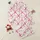 Women's Whimsical Watercolor Fuchsia Pink Red Lobster Coral Seashell Pattern Satin Pajamas Set - 1