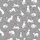 Cat Lovers' Playful Black White Cartoon Cats Pink Hearts Heather Grey Pattern Satin Pajamas Set - 2