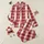 Rich Red Tartan Plaid: White Blush Pink Outline Hearts Satin Pajamas Set - 1