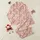 Women's Whimsical Blush Pink Teddy Bear Hoodie Red Heart Smile Star Pattern Satin Pajamas Set - 1