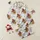 Just a Girl Who Loves Horses: Red Horse Head Floral Butterfly Pattern on Heather Grey Satin Pajamas Set - 1