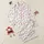 Women's Illustrative White & Pink Holiday Pattern with Santa, Gingerbread, Evergreens, & Candy Canes Satin Pajamas Set - 1