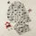Women's Hand-Drawn Black Bows & Pearl Dots Dense Pattern Creamy Off-White Satin Pajamas Set - 1