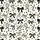 Women's Hand-Drawn Black Bows & Pearl Dots Dense Pattern Creamy Off-White Satin Pajamas Set - 2