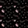 Women's Playful Black & Light Pink Crown Star Heart All-Over Print with Queen Prince Script Satin Pajamas Set - 2