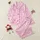 Whimsical Spirit: Dense Fuchsia & Magenta Bows & Ribbons - Pastel Pink Design Satin Pajamas Set - 1