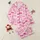 Women's Charming Fuchsia Rose Pink Bows & Ribbons Garment - Pale Pink, Striped & Solid Satin Pajamas Set - 1