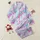 Women's Pastel Pink Sky Blue Teal Fuchsia Abstract Fluid Marble Swirls Satin Pajamas Set - 1
