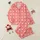 Dreamy Celestial: White Moon & Fuchsia Eyelash Star Motif on Soft Coral Pink Garment Kid Satin Pajamas Set - 1