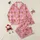 Whimsical Gingerbread Fun: Cheerful Characters, Candy Canes, Pink Gumdrop Swirls - Festive Item Kid Satin Pajamas Set - 1