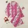 Women's Vibrant Pink Plaid Cartoon Bear Pattern White Black Gray Stripes Satin Pajamas Set - 1