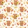 Women's Whimsical Fluffy Highland Cow Autumn Maple Leaf Sunflower Golden Orange Pattern Satin Pajamas Set - 2