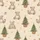 New Parents' Adorable Watercolor Seamless Plump Teddy Bears, Basket Trees, Wrapped Gifts, Golden Stars in Muted Cream, Forest Green, Sepia, Cranberry Red Satin Pajamas Set - 2