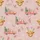 Cozy Christmas Lovers' Whimsical Watercolor Highland Cow Vintage Truck Blush Pink Seamless Pattern Satin Pajamas Set - 2