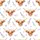 Women's Whimsical Watercolor Fluffy Highland Cow Faces with Lavender Flowers Purple Hearts Bows Pattern Satin Pajamas Set - 2