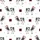Families' Whimsical Christmas Cow Pattern with String Lights & Buffalo Plaid Satin Pajamas Set - 2