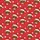 Farm Animal Lovers' Whimsical Red Christmas Highland Cow Santa Hat Pattern Satin Pajamas Set - 2