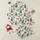 Women's Intricate Watercolor Forest Green Pine Tree, Red Bow, Holly Berry, Gold Starburst Holiday Pattern Satin Pajamas Set - 1