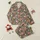 Cow Lovers' Illustrative Highland Cow Heads Floral Pattern with Fuchsia Roses and Purple Thistles on Olive Satin Pajamas Set - 1