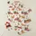 Whimsical Highland Cow Lovers' Creamy Off-White Watercolor Red Truck Christmas Tree & Presents Pattern Satin Pajamas Set - 1