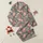 Adults' Lush Blush Pink Rose & Coral Floret Botanical Sage Green Illustrative Pattern Satin Pajamas Set - 1