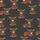 Women's Whimsical Highland Cow Christmas Lights Fair Isle Knit Pattern on Dark Charcoal Satin Pajamas Set - 2