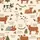Festive Cow Lover Whimsical Farmhouse Christmas Cow Seamless Pattern Cream Red Green Gold 12 Breeds Satin Pajamas Set - 2