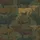 Highland Cow Enthusiasts' Seamless Stylized Textured Pattern, Muted Gold Bronze Olive Green Satin Pajamas Set - 2