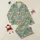 Highland Cow Lovers' Watercolor Shaggy Fur String Lights Snowflake Seafoam Pattern Satin Pajamas Set - 1