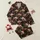 Farmhouse Christmas Enthusiasts' Shaggy Deep Brown Highland Cow Santa Hat Golden Berry Lights Pattern Satin Pajamas Set - 1