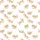 Women's Whimsical Tan Beige Dachshund Dog Repeating Pattern on White Satin Pajamas Set - 2