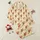 Women's Whimsical Highland Cow Red Santa Hat Cream Christmas Snowflake Holly Pattern Satin Pajamas Set - b8c42hs0bc