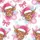 Coquette Christmas Fans' Whimsical Pink Highland Cow Bubblegum Plaid Design Satin Pajamas Set - 2