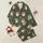 Women's Whimsical Highland Cow Christmas Olive Green Holly Candy Cane Pattern Satin Pajamas Set - 1